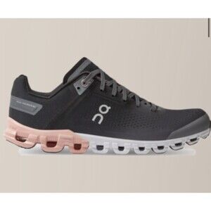 Women’s‎ Size 9.5 On Cloudflow Running Rock Rose Shoe Sneaker gray black pink